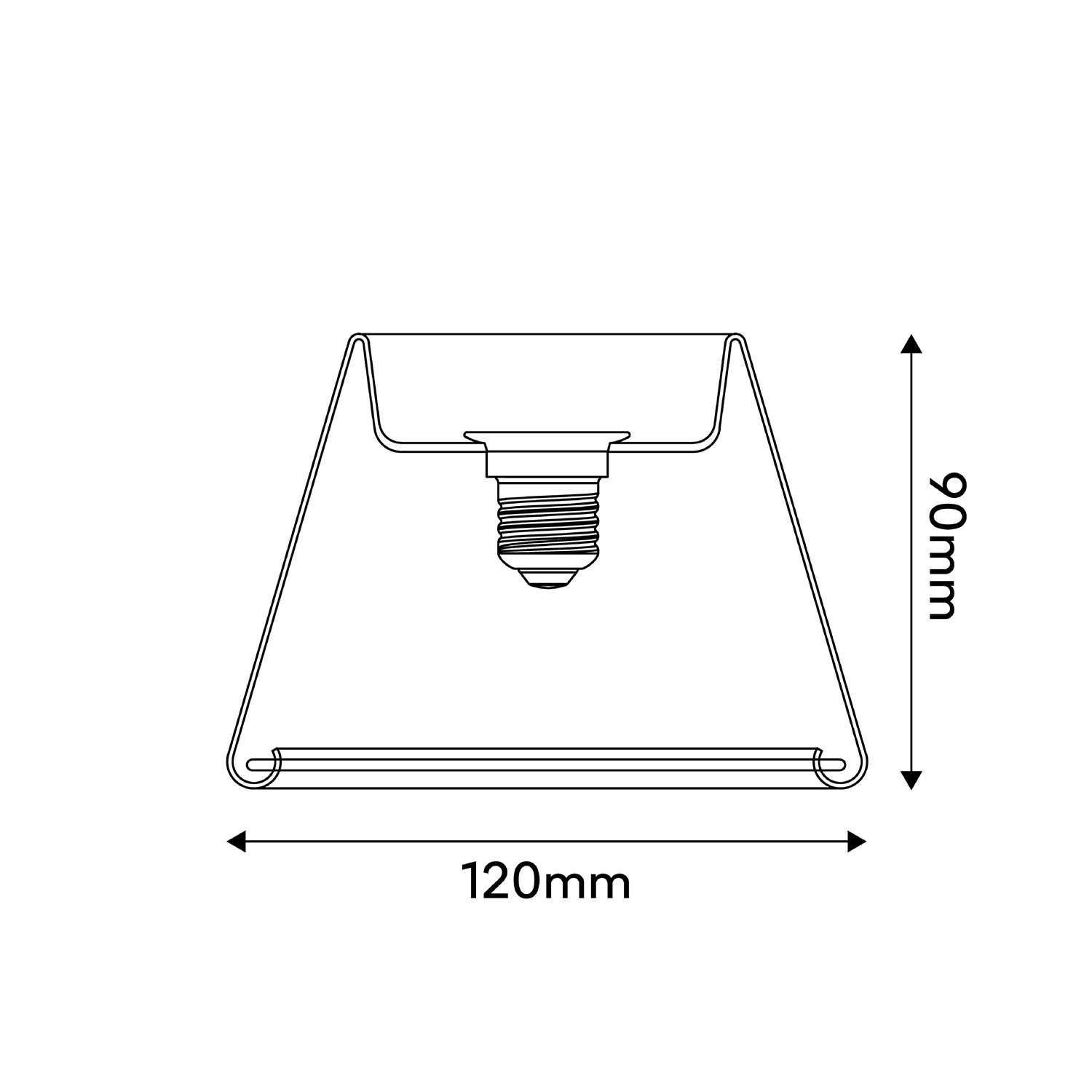 Ampoule LED Transparente Ghost Line CRI 90 Mini Cone 6W 500Lm E27 2200K Dimmable - G07