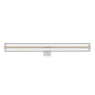 S14d LED Röhrenlampe, transparent - CRI 90, 300 mm lang, 6W 520Lm 2700K Dimmbar - S01