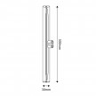 Lampadina LED Trasparente CRI 90 Lineare S14d - lunghezza 300 mm 6W 520Lm 2700K Dimmerabile - S01