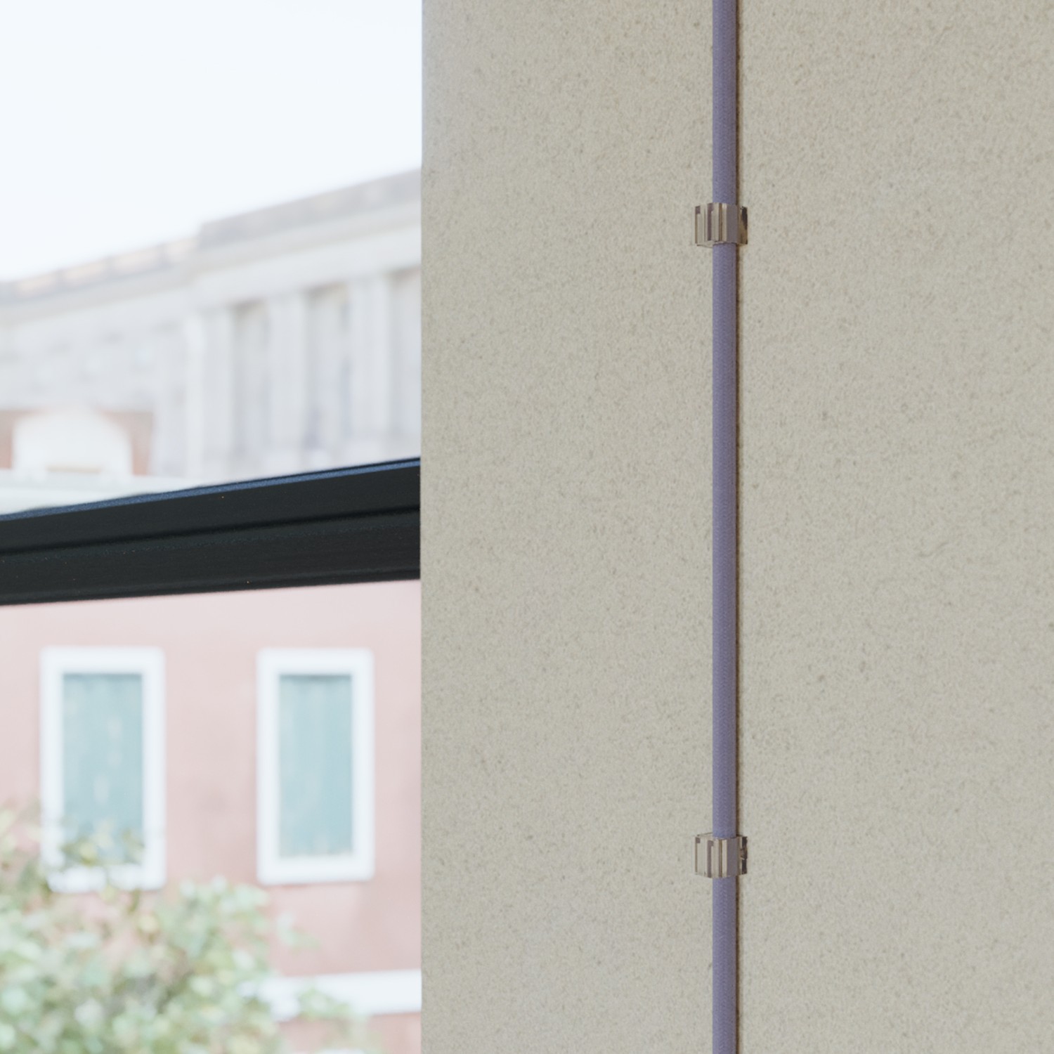 Set 4 Cube Clip - Mini fissaggio a parete per cavo tessile