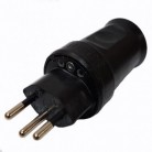 Schwarzer T12 Stecker für Lichterketten