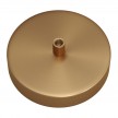 Base lampada diam 120mm BRONZO SATINATO con contrappeso, boccola cavo laterale e softpad