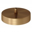 Base lampada diam 120mm BRONZO SATINATO con contrappeso, boccola cavo laterale e softpad