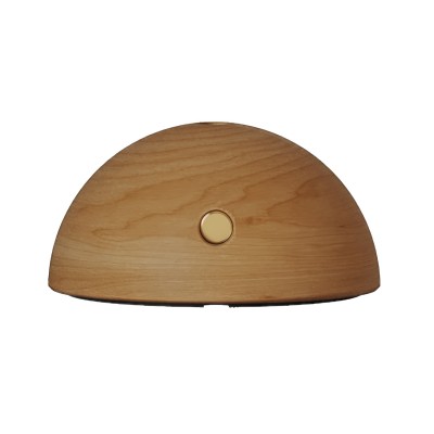 Base hémisphérique Ø 10cm h. 5cm en bois aulne