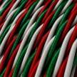 Elektrisches Kabel geflochten überzogen mit Textil-Seideneffekt Italien
