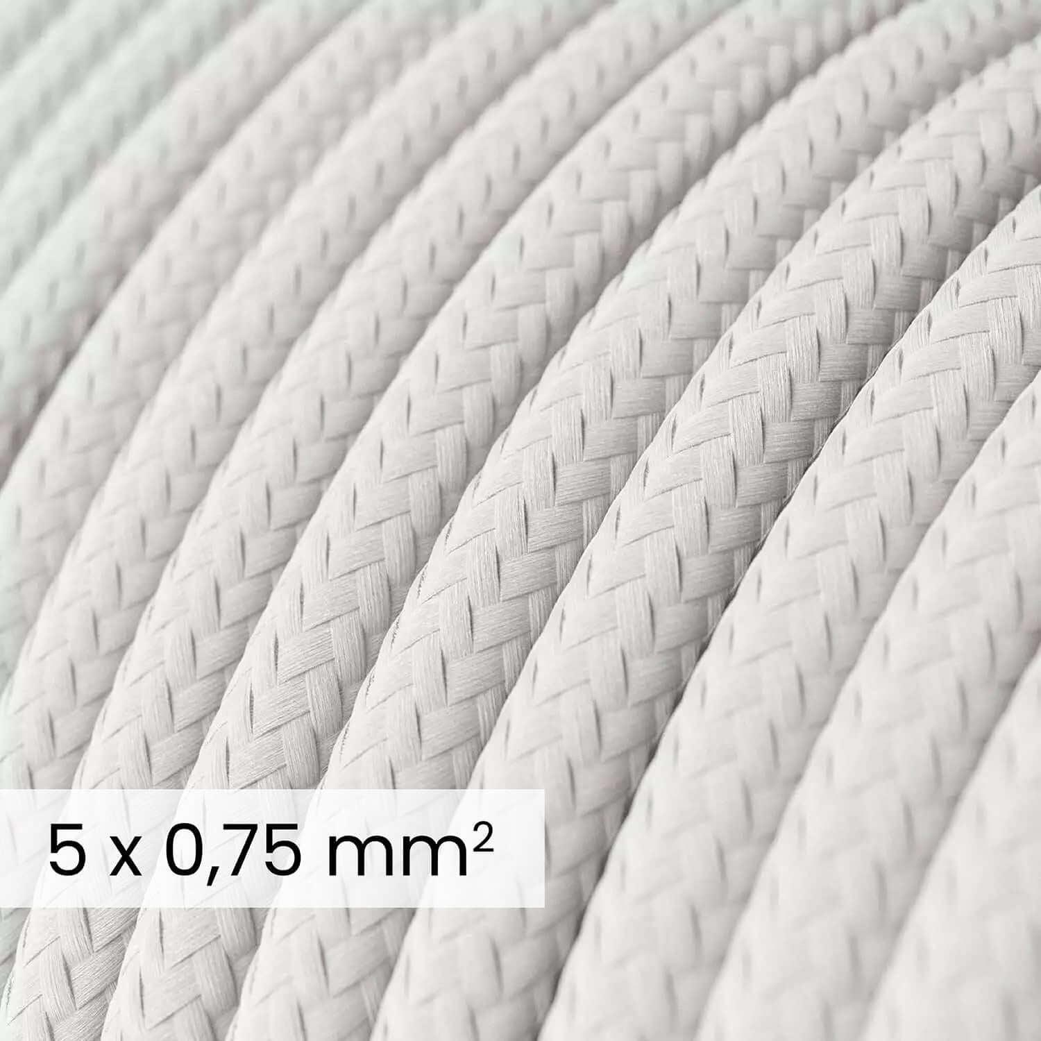 Cavi 5x0,75 in tessuto - Creative Cables