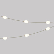 Catena luminosa 6 punti luce da esterno IP67 Verde oliva - Marina6