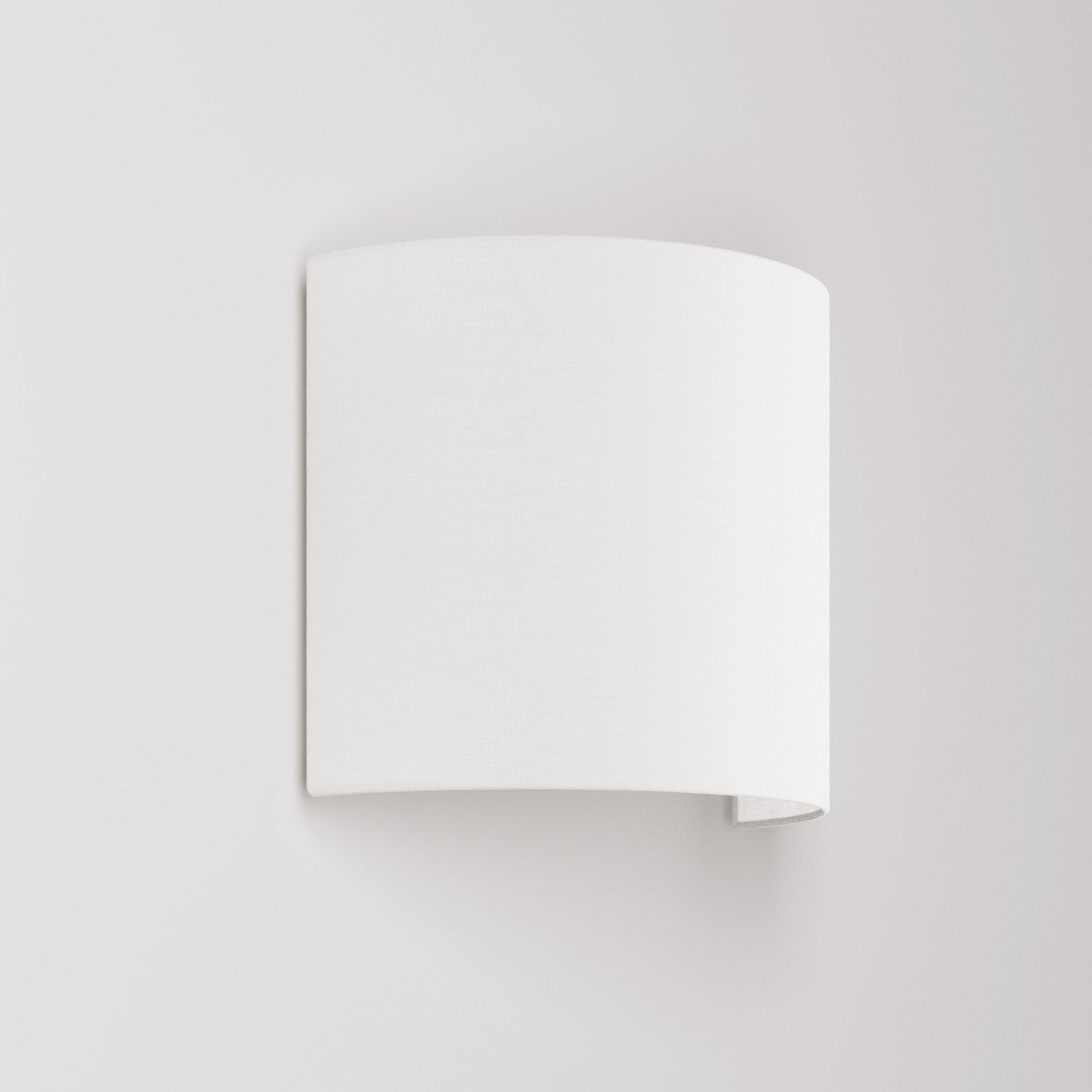 Applique Ventola con paralume in tessuto Lino crudo - Made in Italy