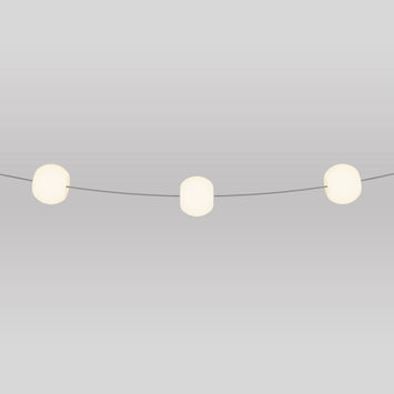 Catena luminosa 3 punti luce da esterno IP67 Grigio - Marina3 Cherry