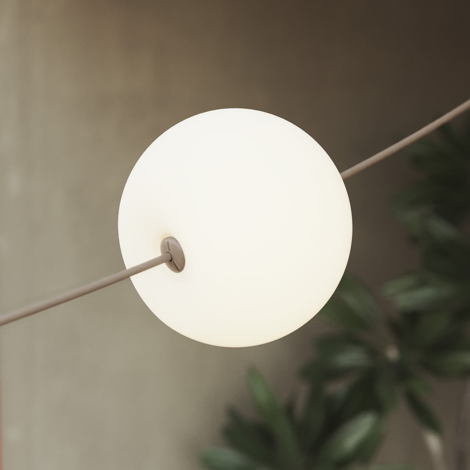 Catena luminosa 6 punti luce da esterno IP67 Desert Brown - Marina6 Cherry 140 cm