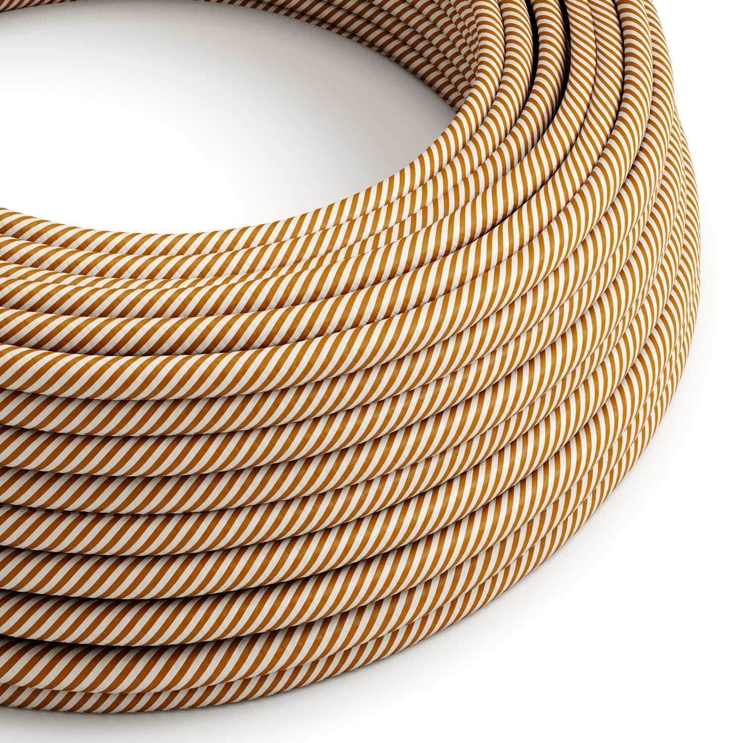Câble coloré pour éclairage Blanc et Whiskey – Creative Cables