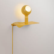 Combo Camo - Lampada con mensola - Giallo