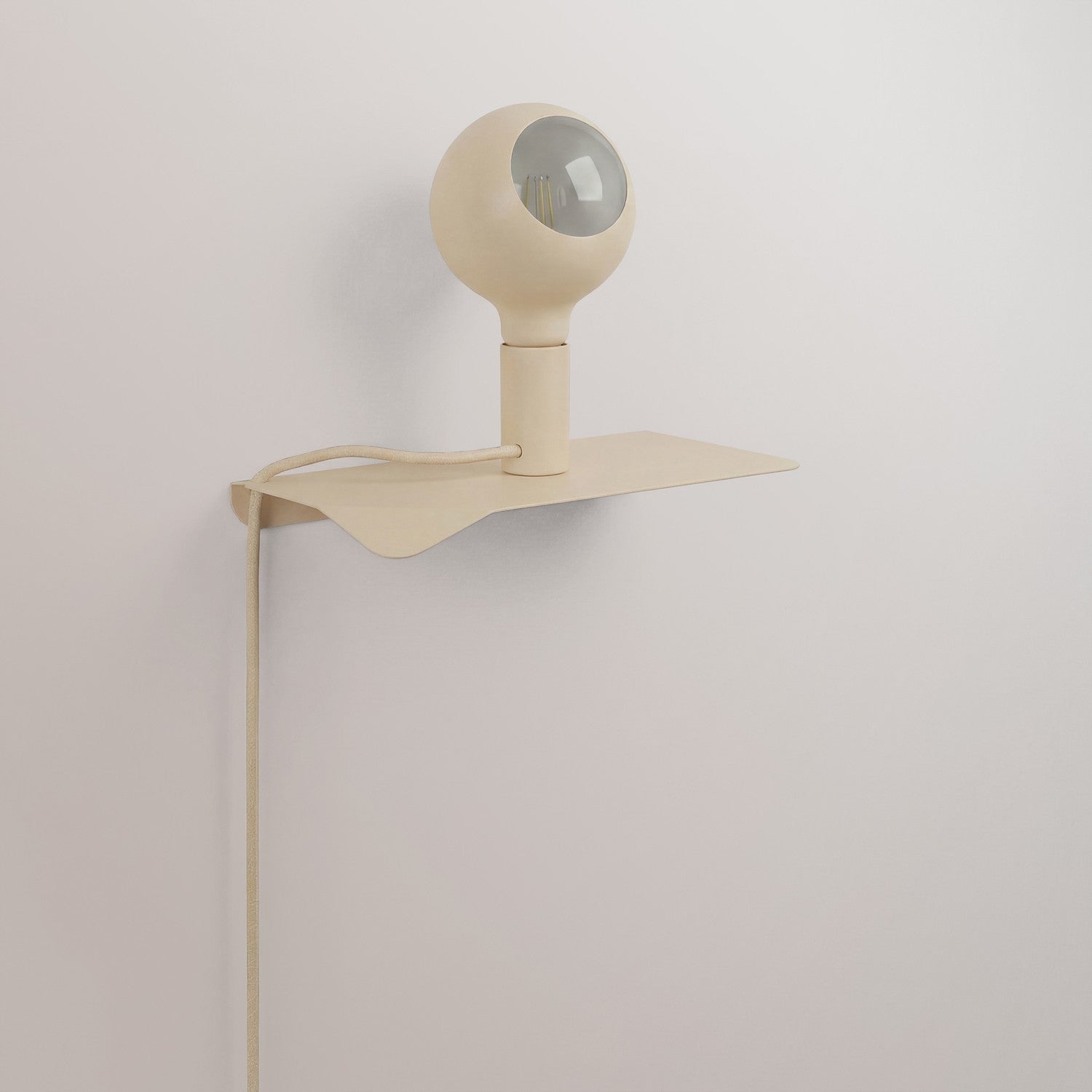 Combo Camo - Lampada con mensola - Panna