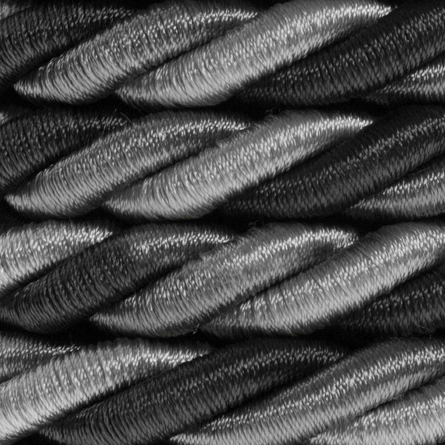 Cordone elettrico 3x0,75 rivestito in tessuto lucido Orleans