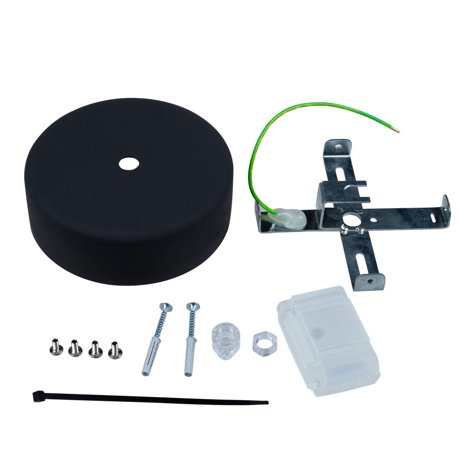 EIVA Kit Rosone in Silicone Soft Touch per Esterno IP65 - Sistema Modulair - Grafite