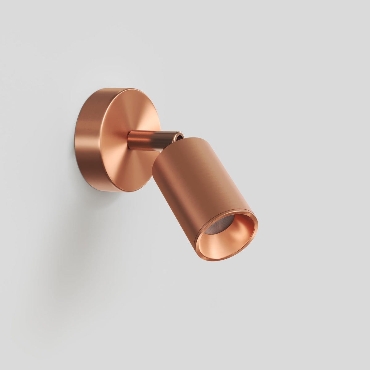 Faretto GU10 orientabile da parete o soffitto Bispot - Rame satinato - Creative Cables