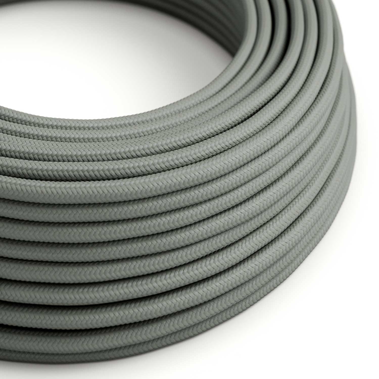Filo elettrico ricoperto Grigio Fumé - L'Originale Creative Cables, ideale per progetti di illuminazione creativi - RM03
