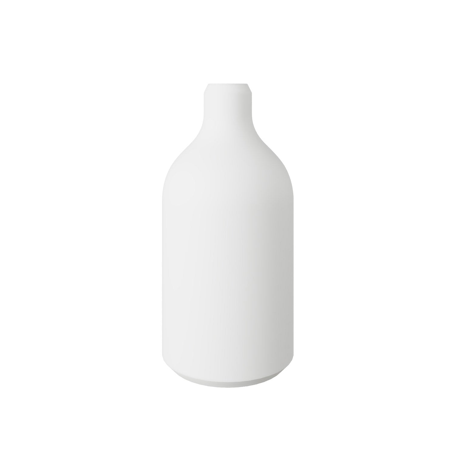 Kit portalampada E27 in silicone con serracavo nascosto - Bianco
