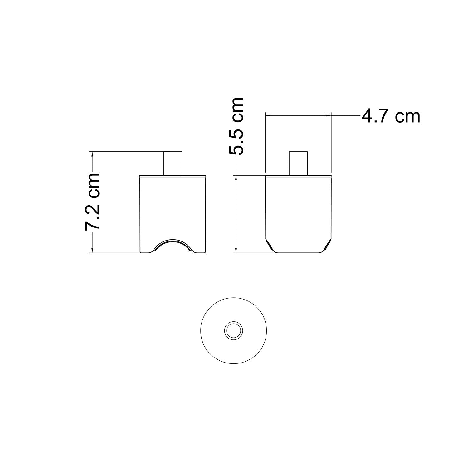 Kit portalampada esse14 per lampade a sospensione con attacco S14d - Bianco