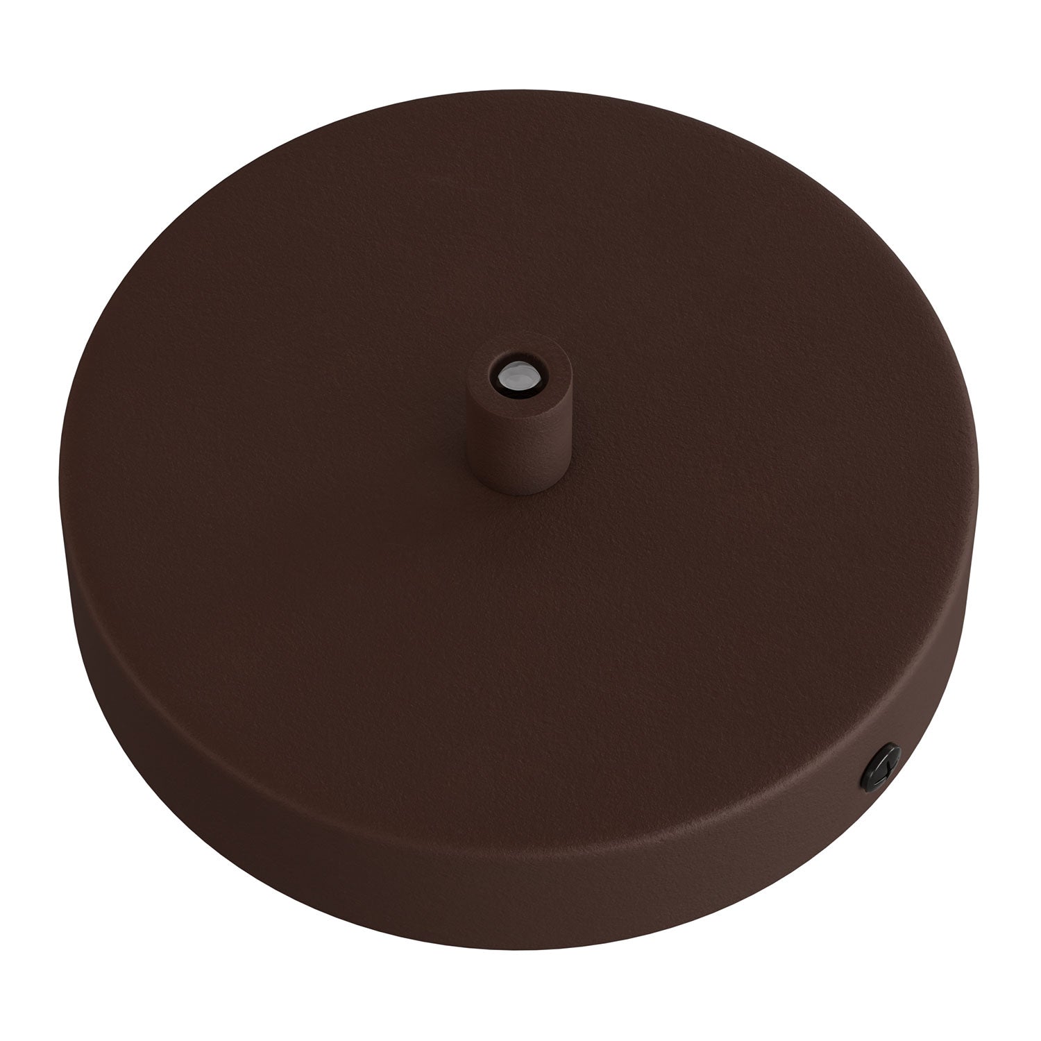 Kit rosone cilindrico in metallo - Ruggine scura verniciata Cilindrico