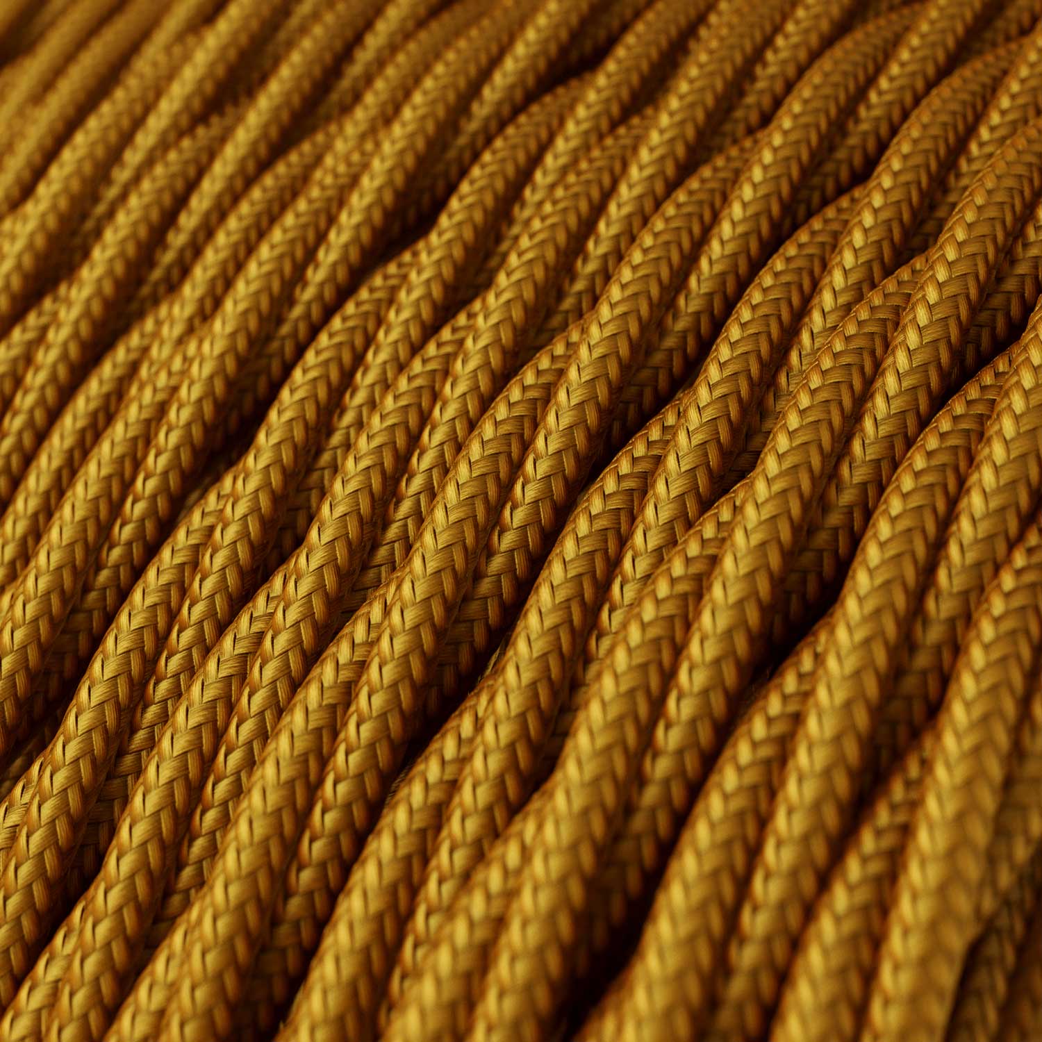 Lampada a sospensione completa di cavo tessile trecciato e finiture in porcellana - Nero