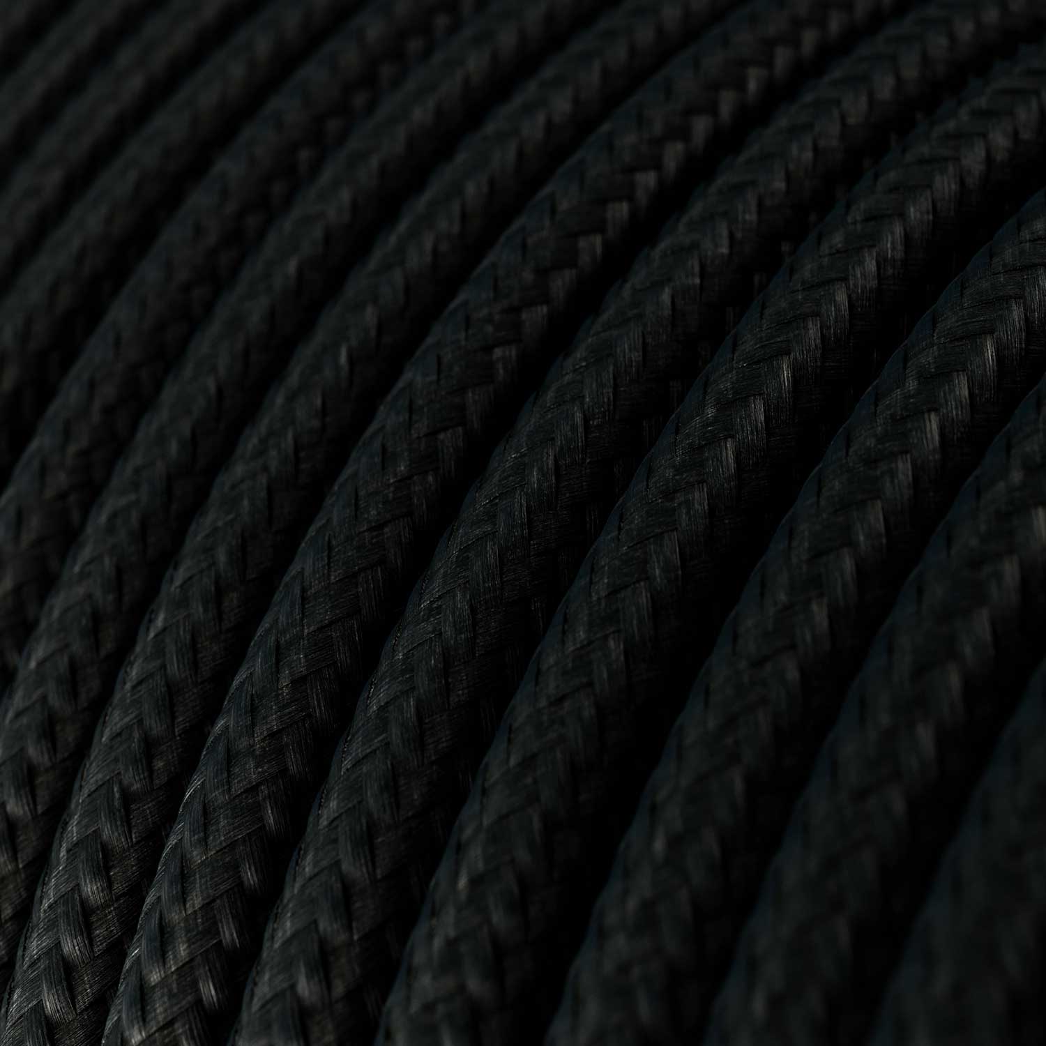Lampada a sospensione con finitura in porcellana con lampadine LED Ellipse effetto porcellana - Nero