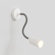 Lampada da parete o soffitto con faretto GU10 Bispot e braccio orientabile Flex 30 cm - Bianco opaco - Creative Cables