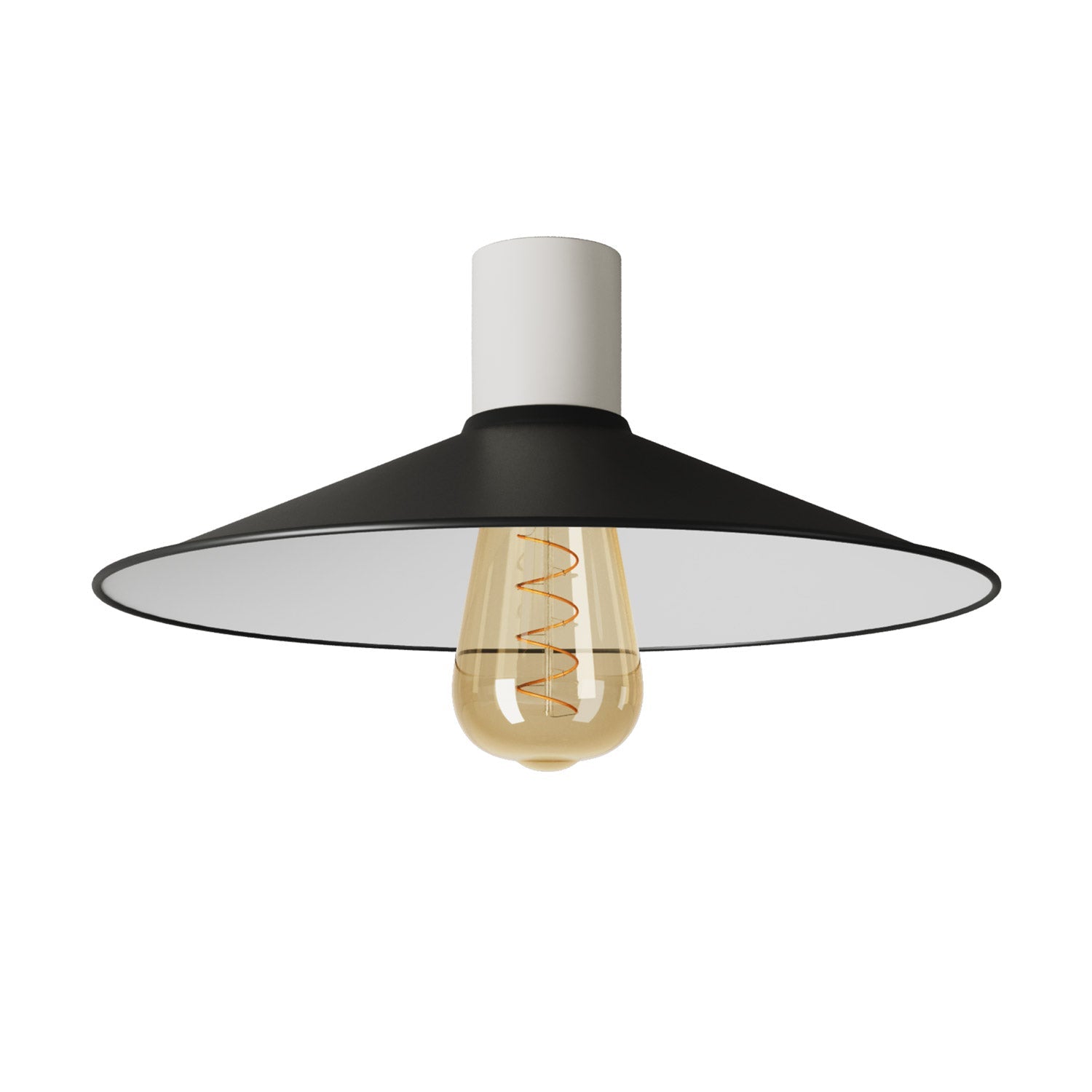 Lampada da Soffitto LED 12W Legno e Metallo CCT Selezionabile Whisty Bianco Lampada da Soffitto LED 12W Legno e Metallo CCT Selezionabile Whisty Bianco