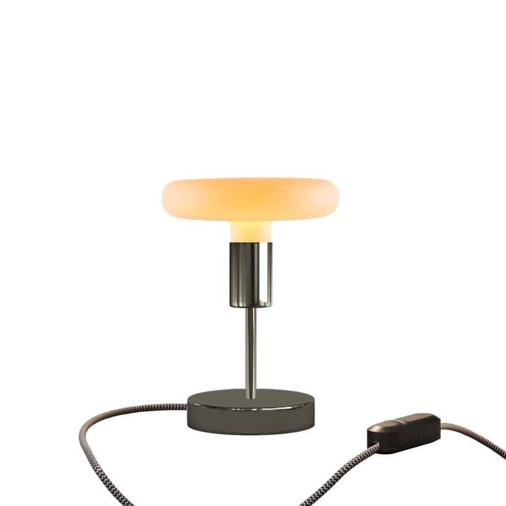 Lampada da tavolo Alzaluce Dash in metallo - Nero perla Dimmer
