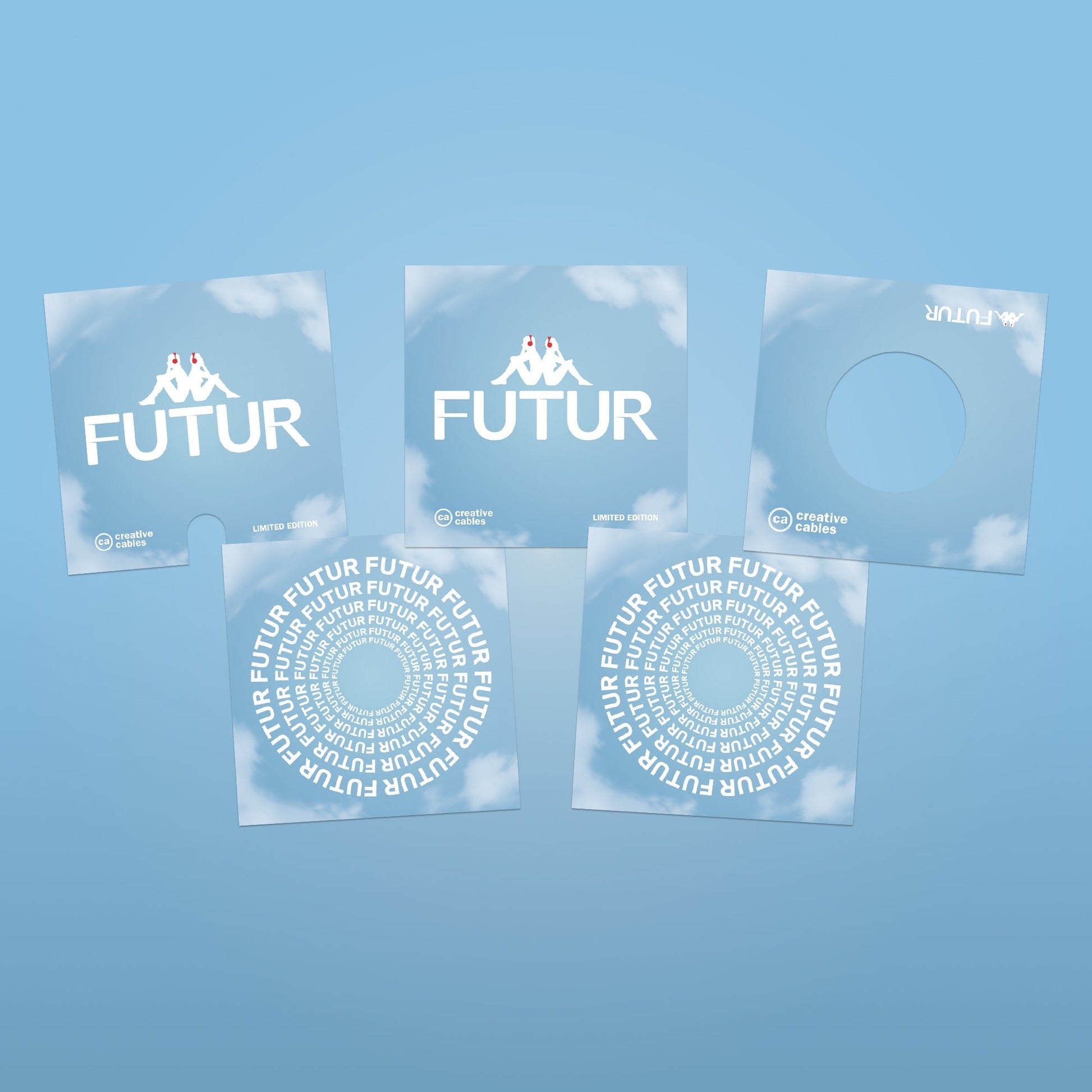 Lampada da tavolo Cubetto "Futur" con lampadina Ghost - Futur Festival