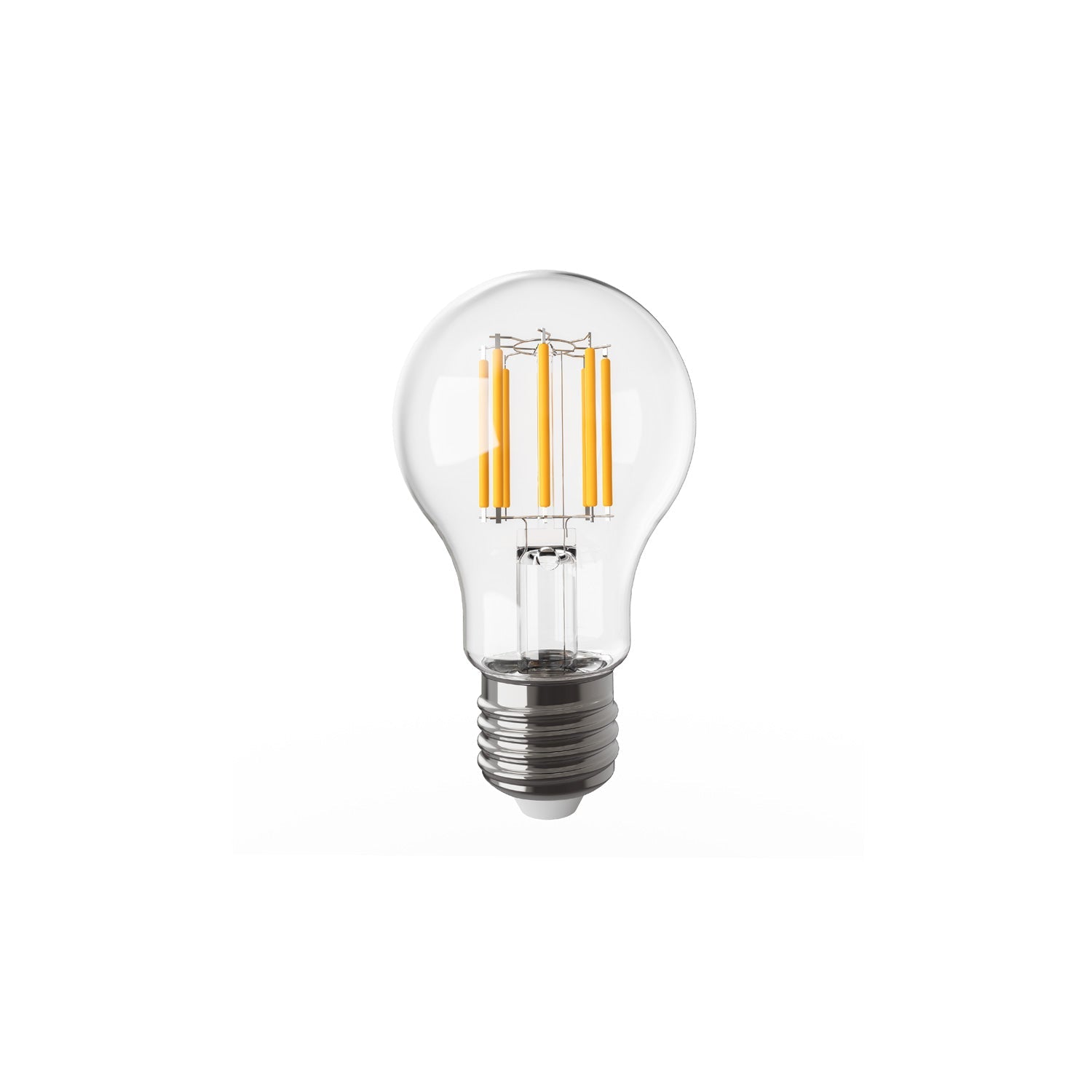 Lampada portatile ricaricabile Cabless14 con lampadina a goccia e predisposizione per paralume - Bianco