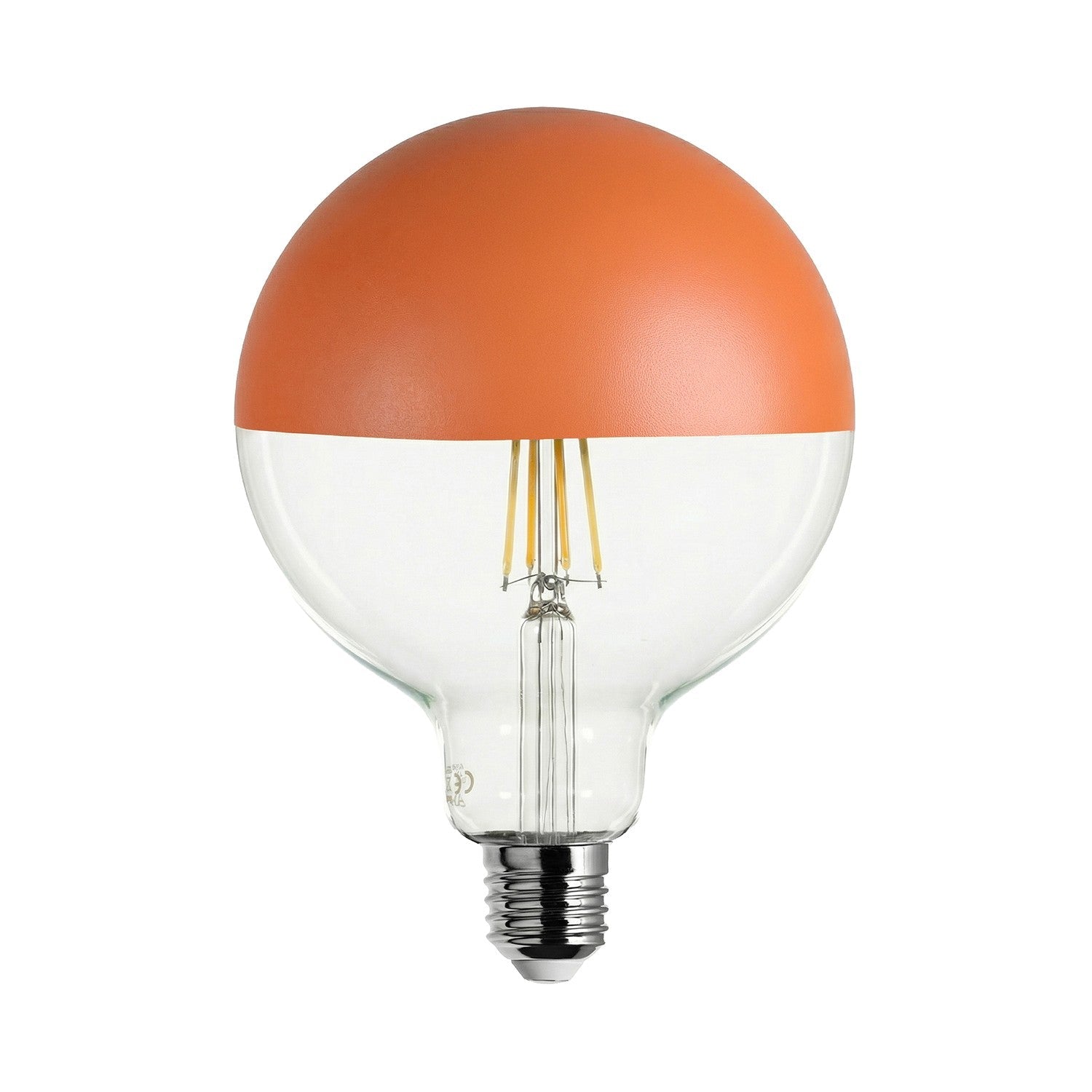 Lampadina LED Maria G125 4,8W 806Lm E27 2700K Dimmerabile - Arancione