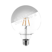 Lampadina LED Tattoo "M'Illumino D'Immenso" G125 4,5W 470Lm E27 2700K Dimmerabile