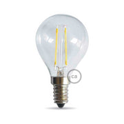 Lampadina LED Trasparente Globo 4,5W 470Lm E14 2700K Dimmerabile