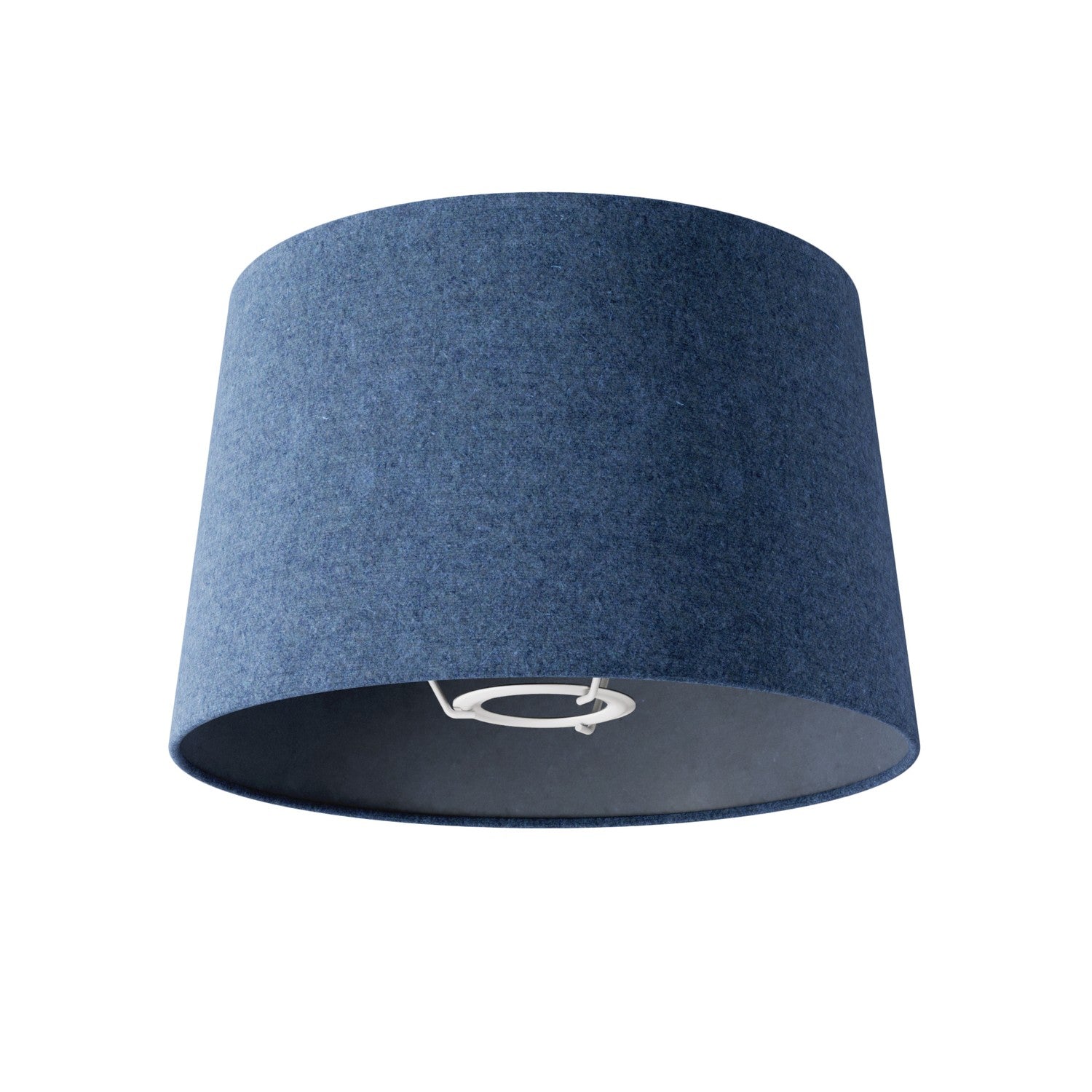 Paralume Athena con attacco E27 per lampada da tavolo o da terra - Made in Italy - Lana Blu