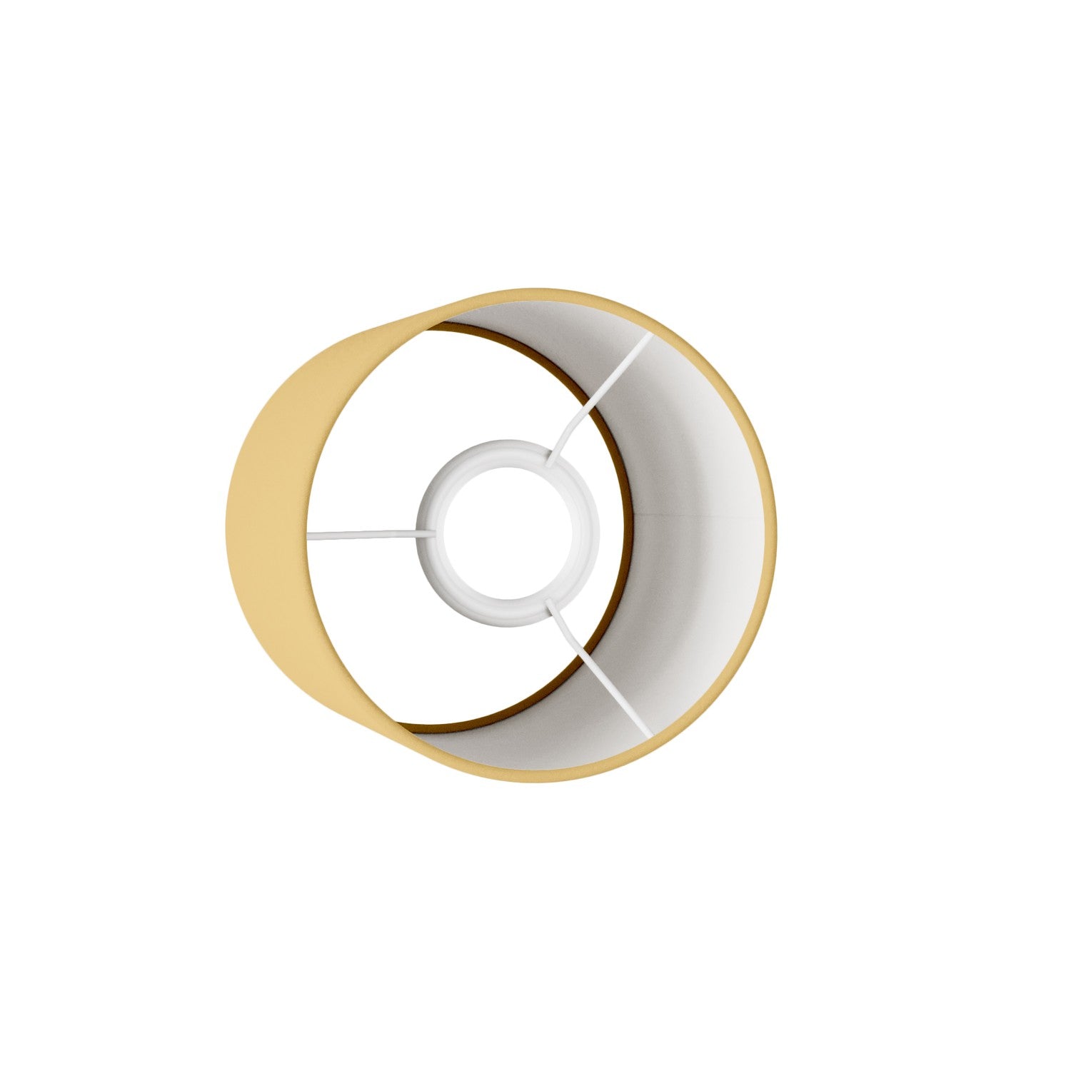 Paralume Cilindro S in tessuto con attacco E27 - Made in Italy - Arenal Oro