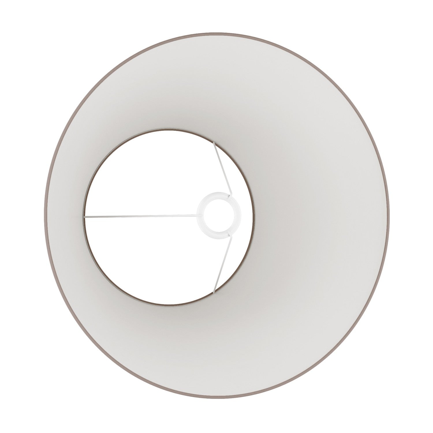 Paralume Impero L per lampada da tavolo o applique con attacco E27 - Made in Italy - Arenal Cenere