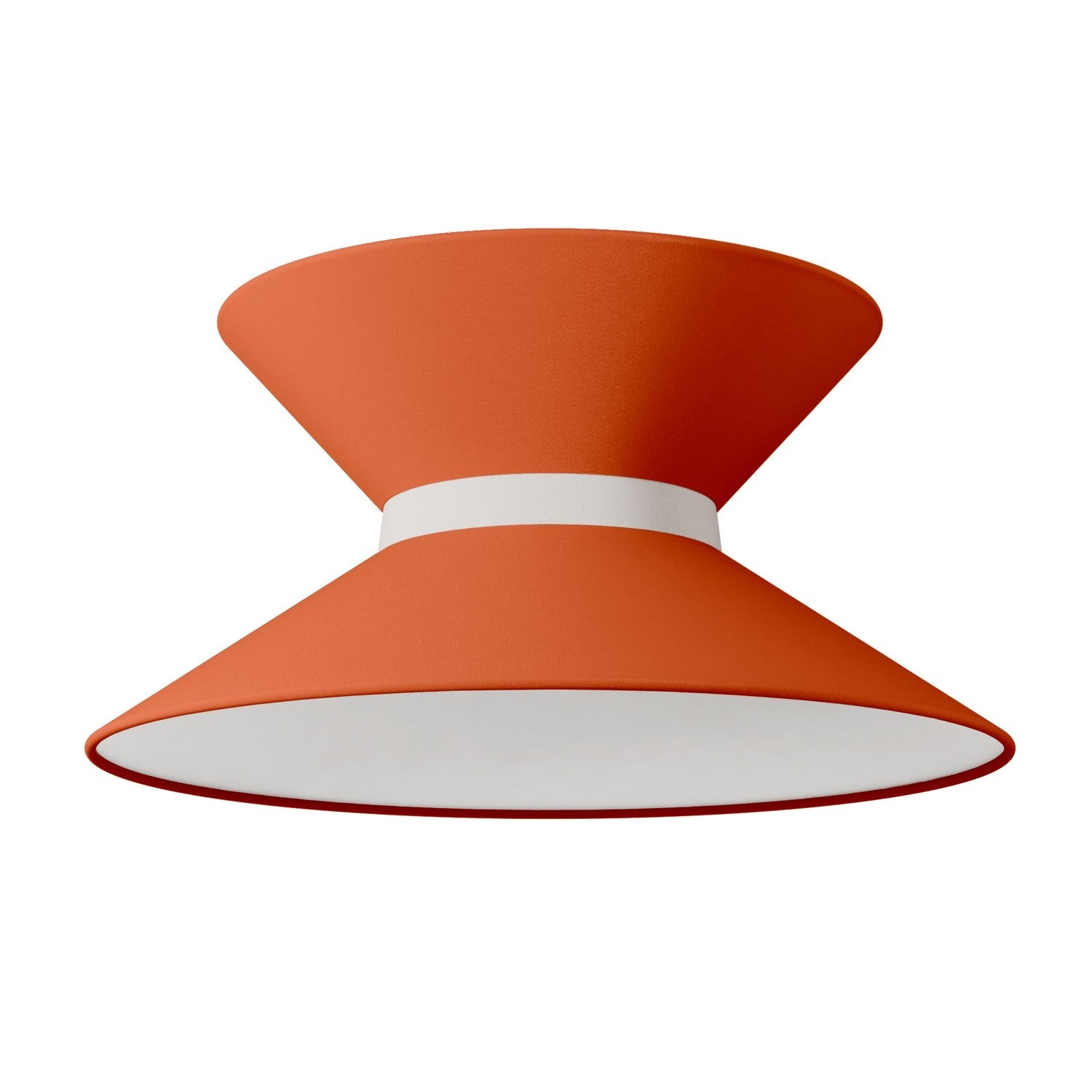 Paralume in tessuto Clessidra Cinette aragosta - Made in Italy Arenal sabbia