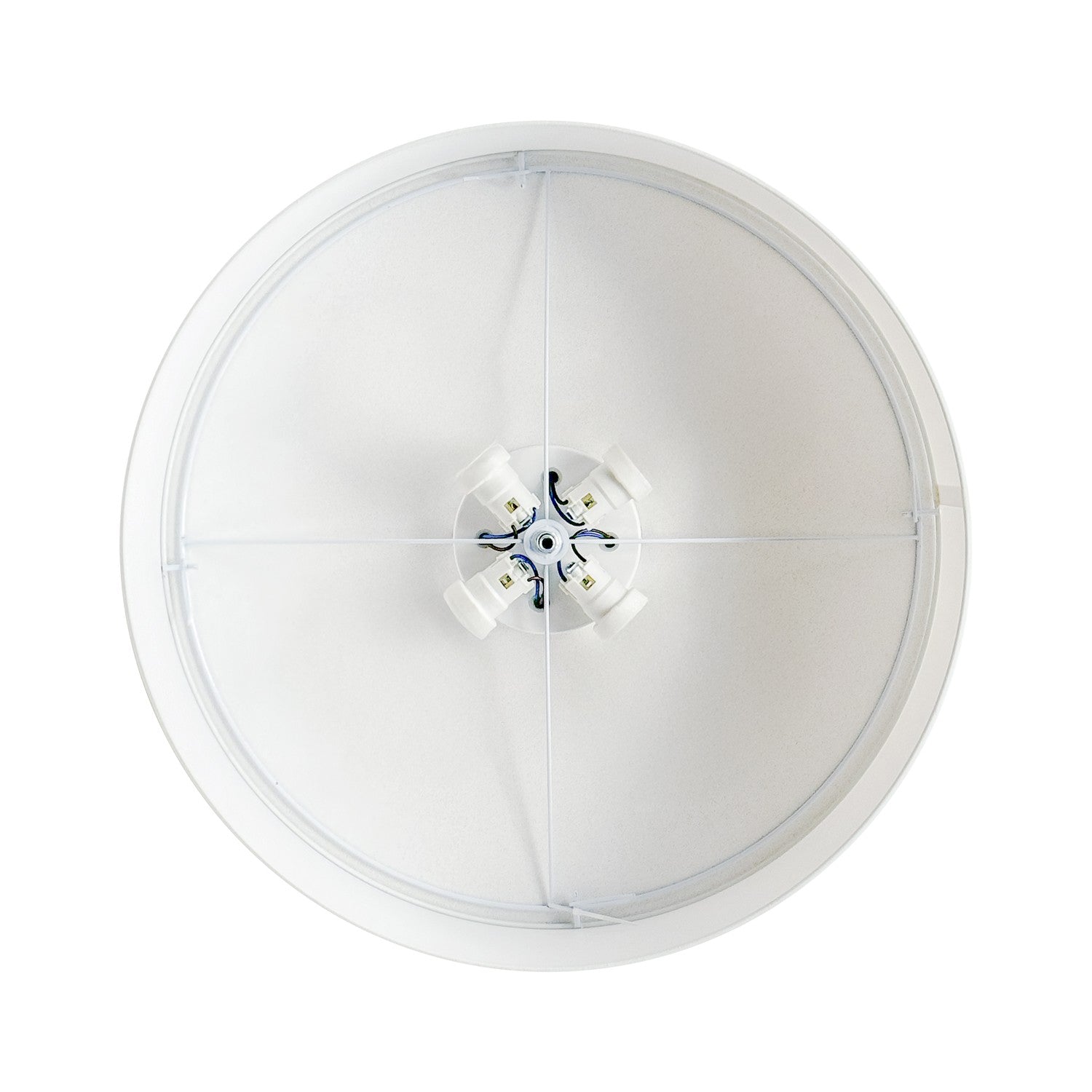 Plafoniera in tessuto Medium - Made in Italy - Lana Grigio Scuro