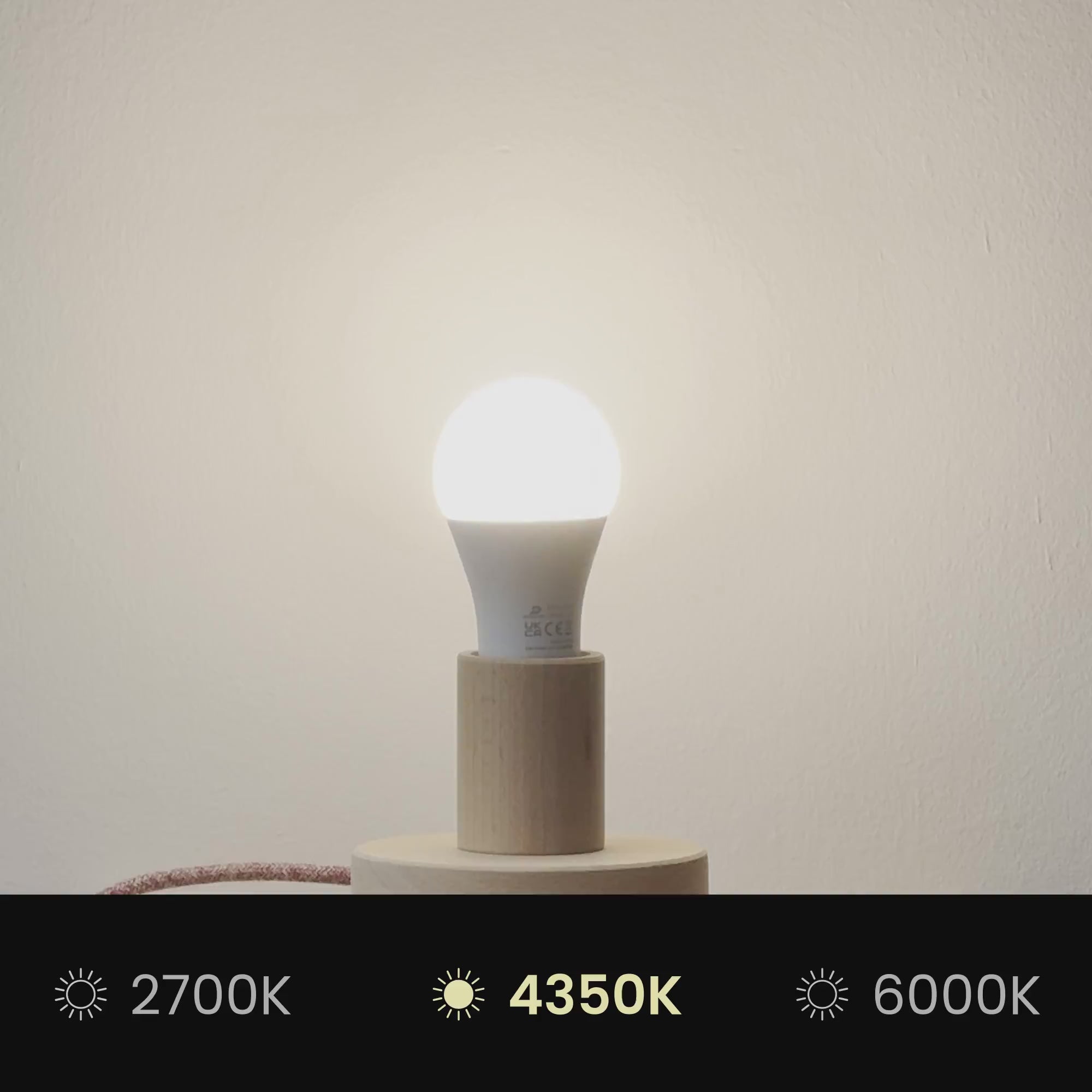 Video laden: Impero-Lampenschirm S mit E27-Fassung für Tischleuchte oder Wandleuchte – Made in Italy – Braune Wolle