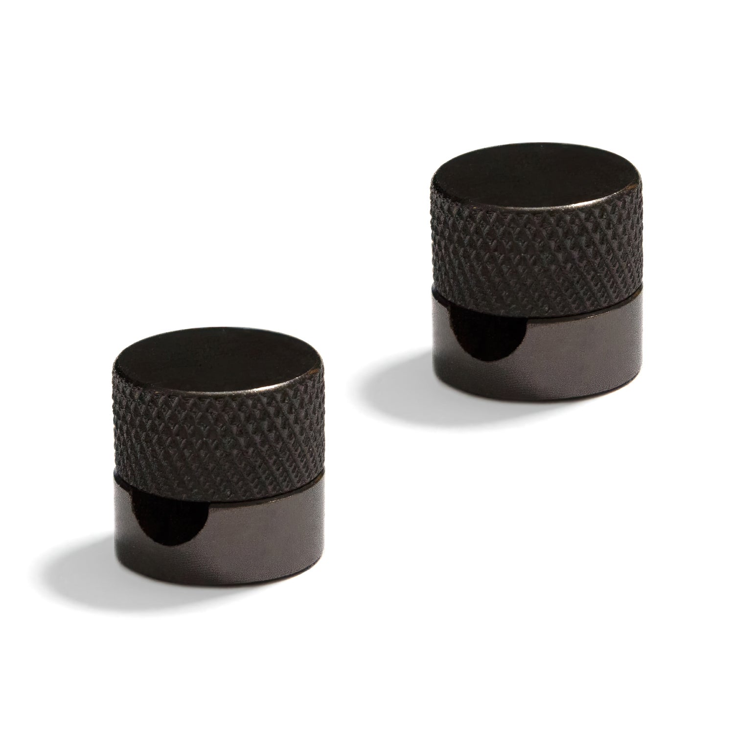 Sarè - Fissaggio a parete, passacavo in metallo per cavo tessile - Nero perla