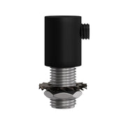 Serracavo cilindrico in metallo completo di tige, dado e rondella - Nero