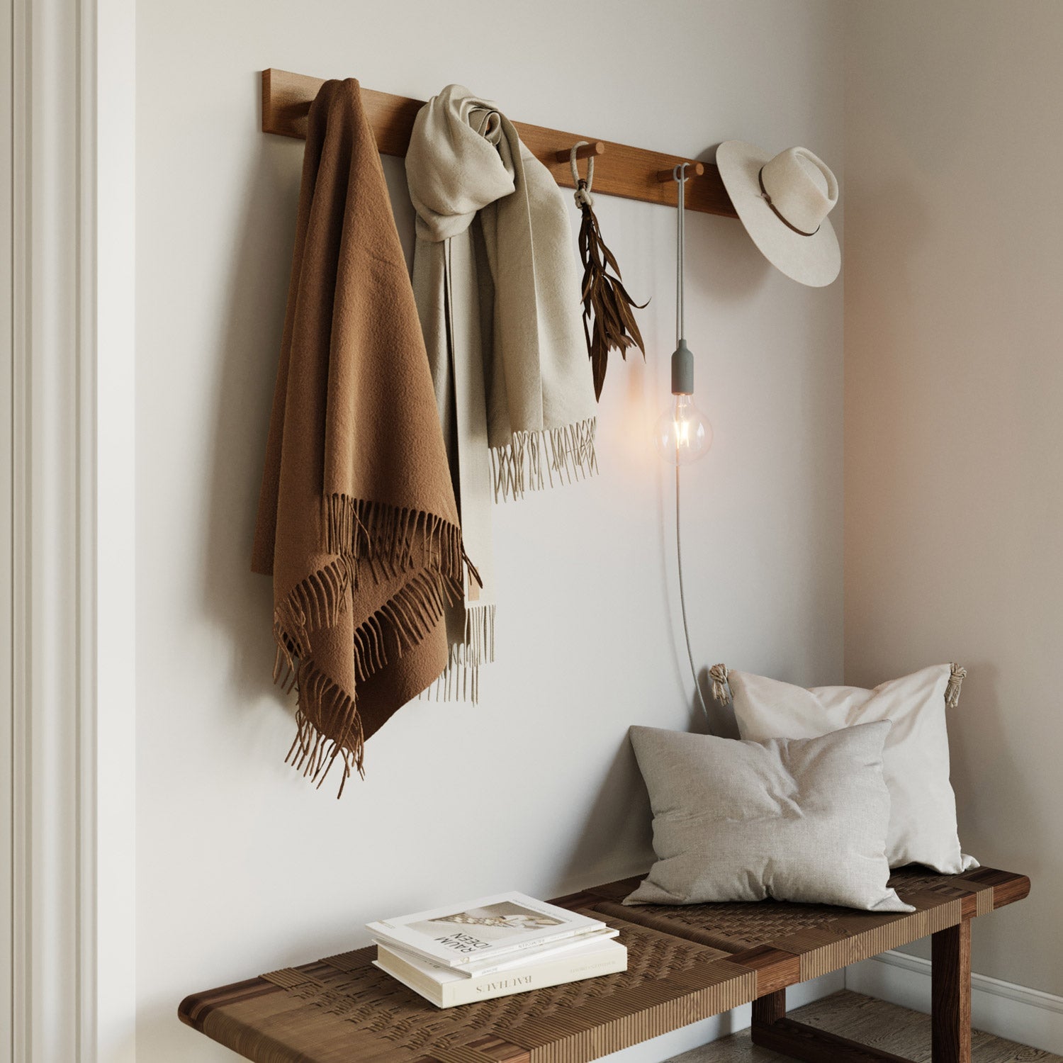 Snake Lampada in silicone con interruttore e spina - Grigio