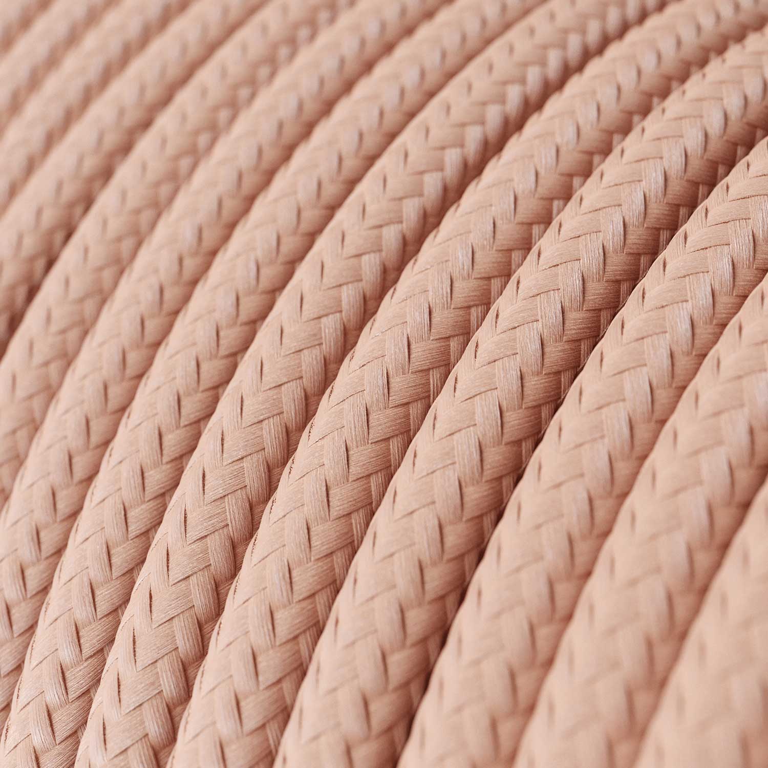 Snake Lampada in silicone con interruttore e spina - Salmone